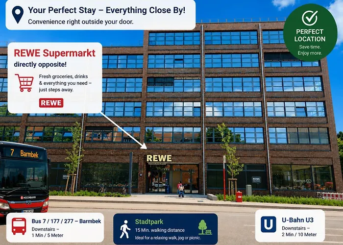 2 Bedroom In Hh Center-self-check-in * Hamborg
